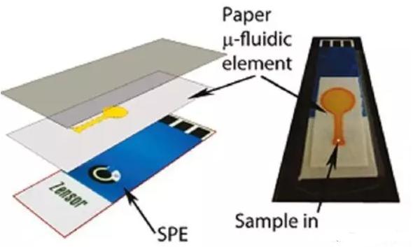 紙基檢測(cè)芯片