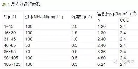 反應(yīng)器運(yùn)行參數(shù)