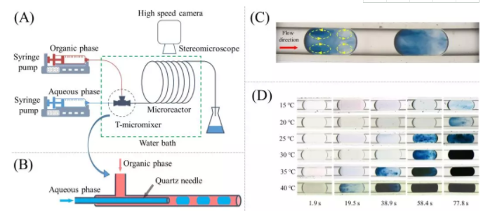 圖1 連續(xù)流制備聚苯胺反應裝置