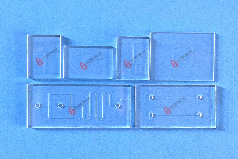 Glass microfluidic chip